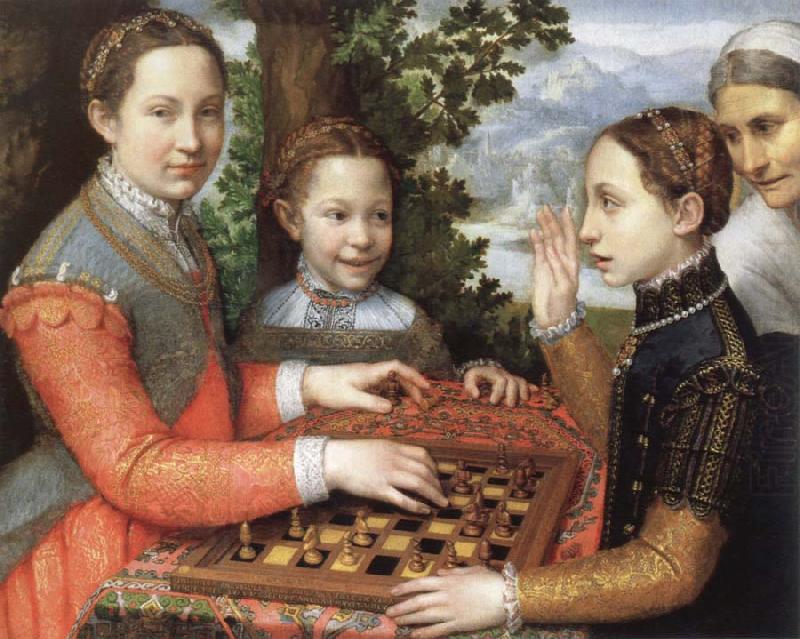 the chess game, Sofonisba Anguissola